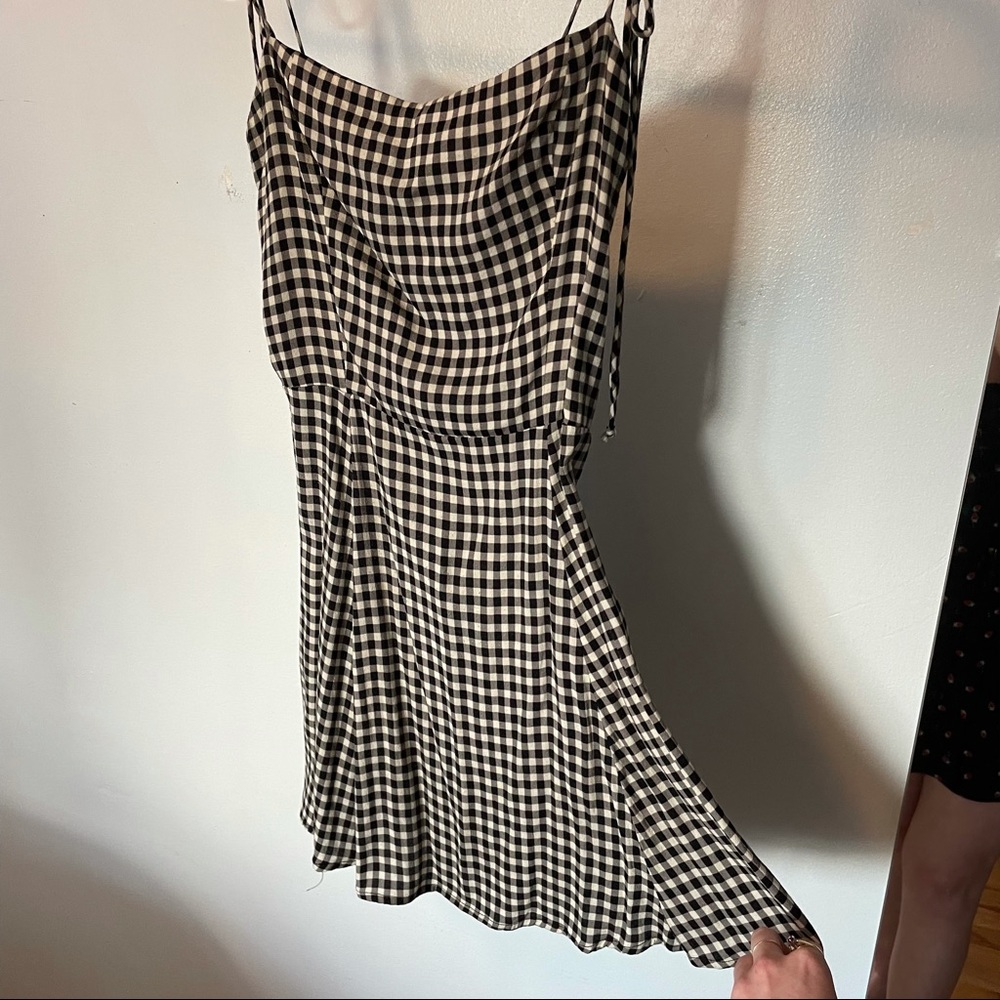 Reformation Gingham Mini Dress